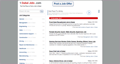Desktop Screenshot of 1dubaijobs.com